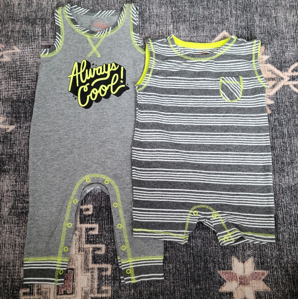 Cat and Jack jumpsuits 3-6m
